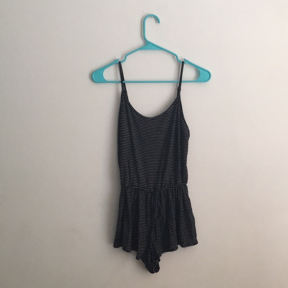 striped romper